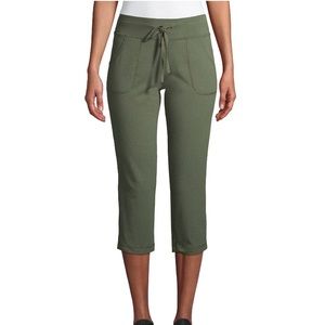 Athletic Works Womens Active Knit Capri XXL Olive